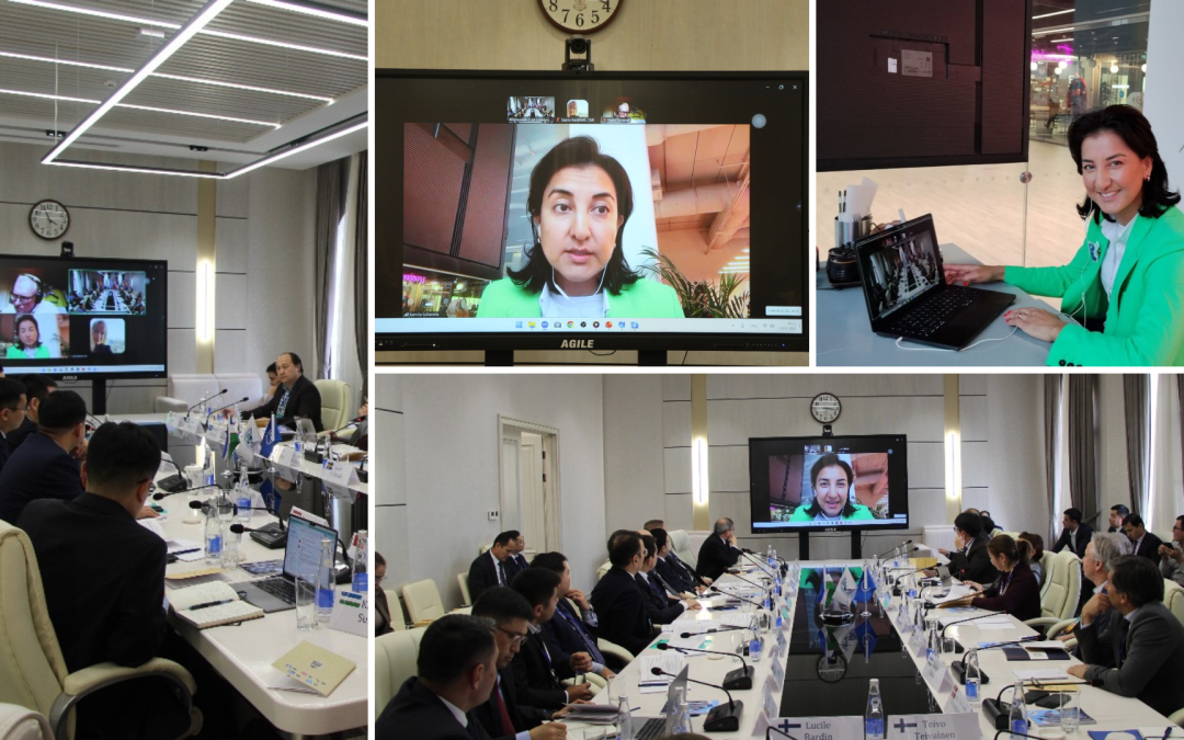 Speaking at the Inaugural Central Asia–Nordics Think Tank Forum in Tashkent