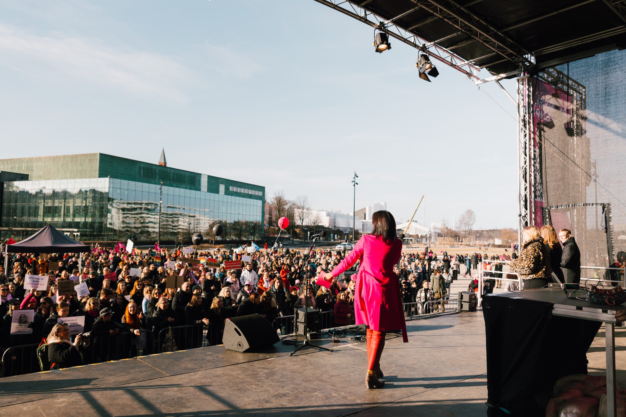 Hosting the Women's March 2025 in Helsinki